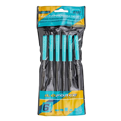 Набор надфилей разнопрофильных 160 мм, 6 пр. ILOforce IF-6161