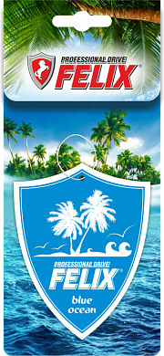 Ароматизатор бумаж. Прохлада лазурного океана FELIX 411040029