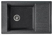 Мойка кухонная из мраморной крошки, графит, B28-24 Gerhans