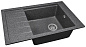 Мойка кухонная из мраморной крошки, графит, B28-24 Gerhans