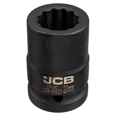 Головка ударная 3/4'' 12-гр 20 мм JCB JCB-46820