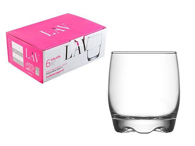 Набор стаканов для виски, 6 шт., 290 мл, серия Adora, LAV LV-ADR15F