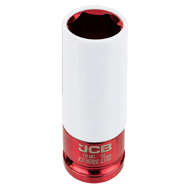 Головка ударная глубокая для литых дисков с защитным кожухом 21 мм 1/2'' JCB JCB-4457921C