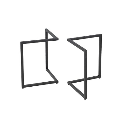 Подстолье TRES h432, черный (1компл=2шт) AKS 81818