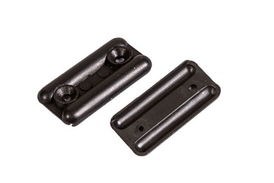 Подпятник пластик. черный, 1 упак 1 тыс.шт., RU 122002