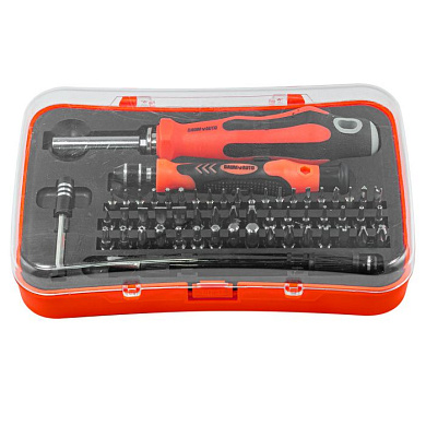 Набор отверток многоцелевых с удлинителем и набором бит для точных работ 57 пр. BaumAuto BM-30311157