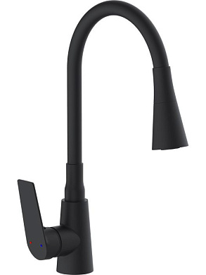 Смеситель для кухни D35-A черный, серия 800 ECONOCE EC0804BL