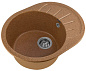 Мойка кухонная из мраморной крошки, терракот, A03-23 Gerhans