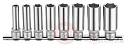 Набор глубоких головок Force 3082 6-гр. (8-19 мм) 8 пр. 3/8''