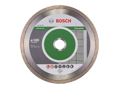 Алмазный круг Standard for Ceramic 180x22,23 мм BOSCH (2608602204)