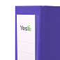 Папка-регистратор "Yesli:", А4, 75 мм, ПВХ Эко, фиолетовый