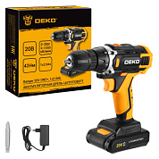 Дрель-шуруповерт аккумуляторная Banger 20V ONE + 083-1116 DEKO 083-1116