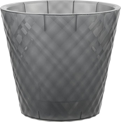 Горшок дя цветов InGreen Manhattan D160мм, 1,6 л c дренажной вставкой, "Ночная река" Пластик Репаблик IG670610108