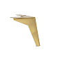 Опора меб. мет. HELLY h150 угловая браш.золото AKS 85881