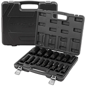 Набор головок ударных глубоких 10-32 мм 1/2'' 6-гр 16 пр ILOforce IF-4167-5MPB
