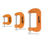 Набор струбцин G-образных 3 пр. 25-50-75 мм Sparta 206755