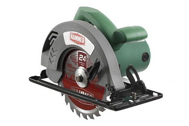 Пила циркулярная CRP1500/185 1500Вт 5600об/мин 185x30мм макс. пропил 59мм Hammer 681576