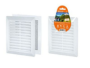 Решетка вентиляционная разъемная с москитной сеткой, наклонные жалюзи, 218х295 мм TDM SQ1807-0023