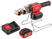 Аккум. сварочный аппарат для полимерных труб CWM 1834 ALL1 XLT SET с акб и зу+3 насадки, 300 Вт, 25-340 C WORTEX 1304777