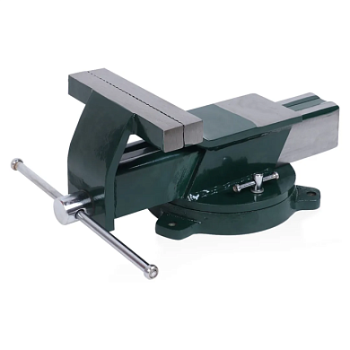 Тиски стальные поворотные с наковальней