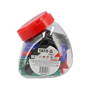 Маркеры технические мини, 72 шт, черный, зеленый, красный, синий Yato YT-69311