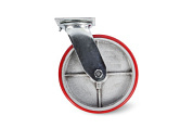Колесо большегрузное поворотное SCp 93 75 мм полиуретановое (N) TOR 1027133