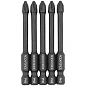 Набор торсионных бит PH2 1/4" 5 пр. 70 мм RockForce RF-36194