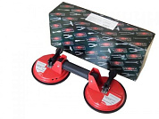 Съемник стекол двухзажимной с присосками, алюминий RockForce