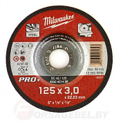 Диск отрезной по металлу SC 125х3 мм Milwaukee 4932451496