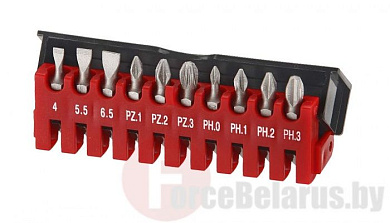 Набор бит SL, PH, PZ 10 пр. 1/4'' Force 21010