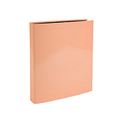 Папка на кольцах "Aquarel", 4 кольца, персиковый