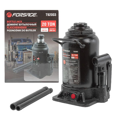 Домкрат бутылочный гидравлический 20 т, 248-598 мм Forsage F-T92003