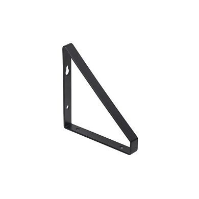 Полкодержатель мет. DALI 122*121*16*2,5 черный AKS 90145