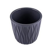 Горшок для цветов с дренажной вставкой Desert 2,3л, d157, h152мм(серый Полимербыт 4386405