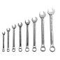 Набор ключей комбинированных, 6-19 мм, 8 шт., CrV, полированный хром Matrix 15422