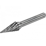 Шарошка металлическая коническая заостренная 10х18x58 мм для обработки металла H-D HD-61726
