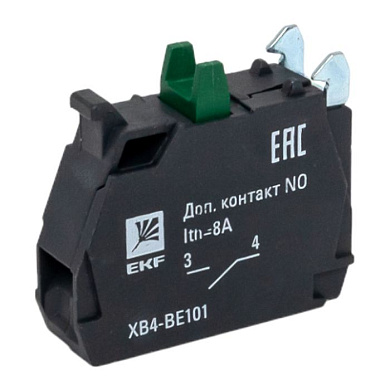 Доп, Контакты NO (зеленые) EKF PROxima XB4-BE101