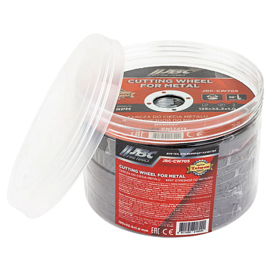 Круг отрезной по металлу 125x1.0x22.2 мм, 50 шт JBC JBC-CW705[к-т 50 шт.]