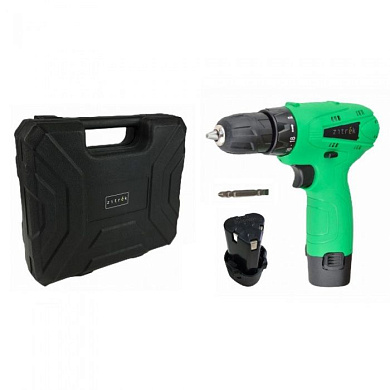 Дрель-шуруповерт аккумуляторная Green 12-Li ZITREK 063-4072