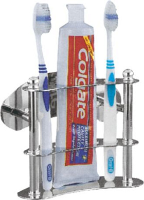 Держатель зубных щеток, сталь, хром Ledeme L102