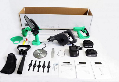 Набор садового аккумуляторного инструмента (GreenCut 20, ZKBL20, GreenSaw 20 Extra Power) ZITREK 082-2022