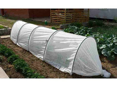 Парник ''Стандарт'' 8м, ОСТРОВ КОМФОРТА (длина: 8 м, ширина: 60-90 см, высота: 90-60 см)