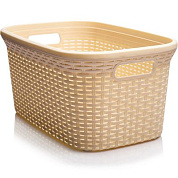 Корзина овальная «Артлайн» 32 л. Полимербыт 4349800