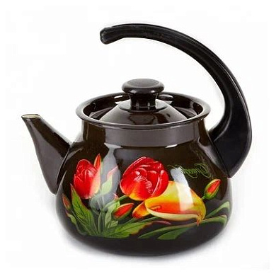 Чайник сферич. с пл.р. 3л (корич.) Грациозный Керченский металлургический завод 42704-122/6-У4