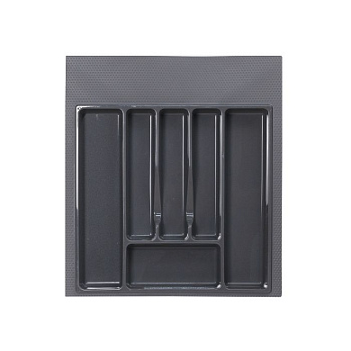 Лоток для столовых приборов 500 TR-01 (440*495*45), графит GRIDLI 117190