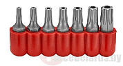 Набор бит TorxTR (с отверстием) T10-T40 7 пр. 1/4'' Force 2071