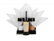 Набор для специй Рондо (черный) Арт. 10-14с BEROSSI ИК 05505000