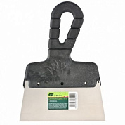 Шпатель фасадный из нержавеющей стали, пластмассовая ручка Сибртех