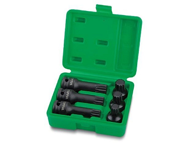 Набор ударных головок-бит 1/2'' SPLINE M14-M18 6шт. Toptul GDAI0601