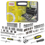 Набор инструментов 94 пр 1/4''&1/2'' 6-гр WMC TOOLS